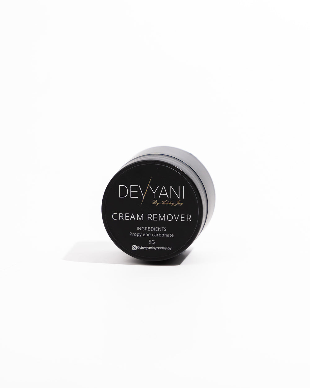 Devyani Cream Remover jar on a white background