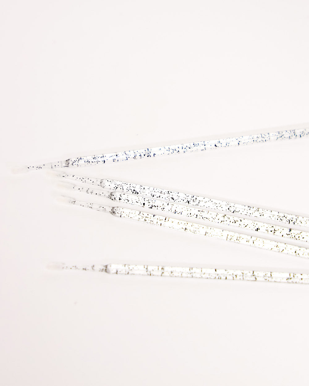 Close-up of a textured white surface with horizontal lines